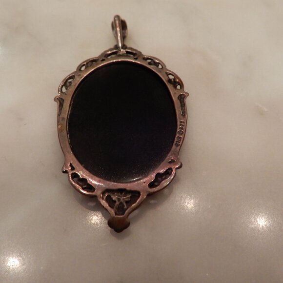 Kabana Abalone Shell and Silver Pendant - Picture 3 of 4